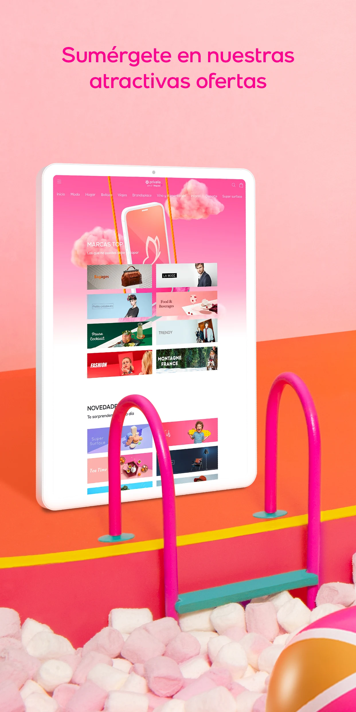 Privalia - outlet shopping screenshot