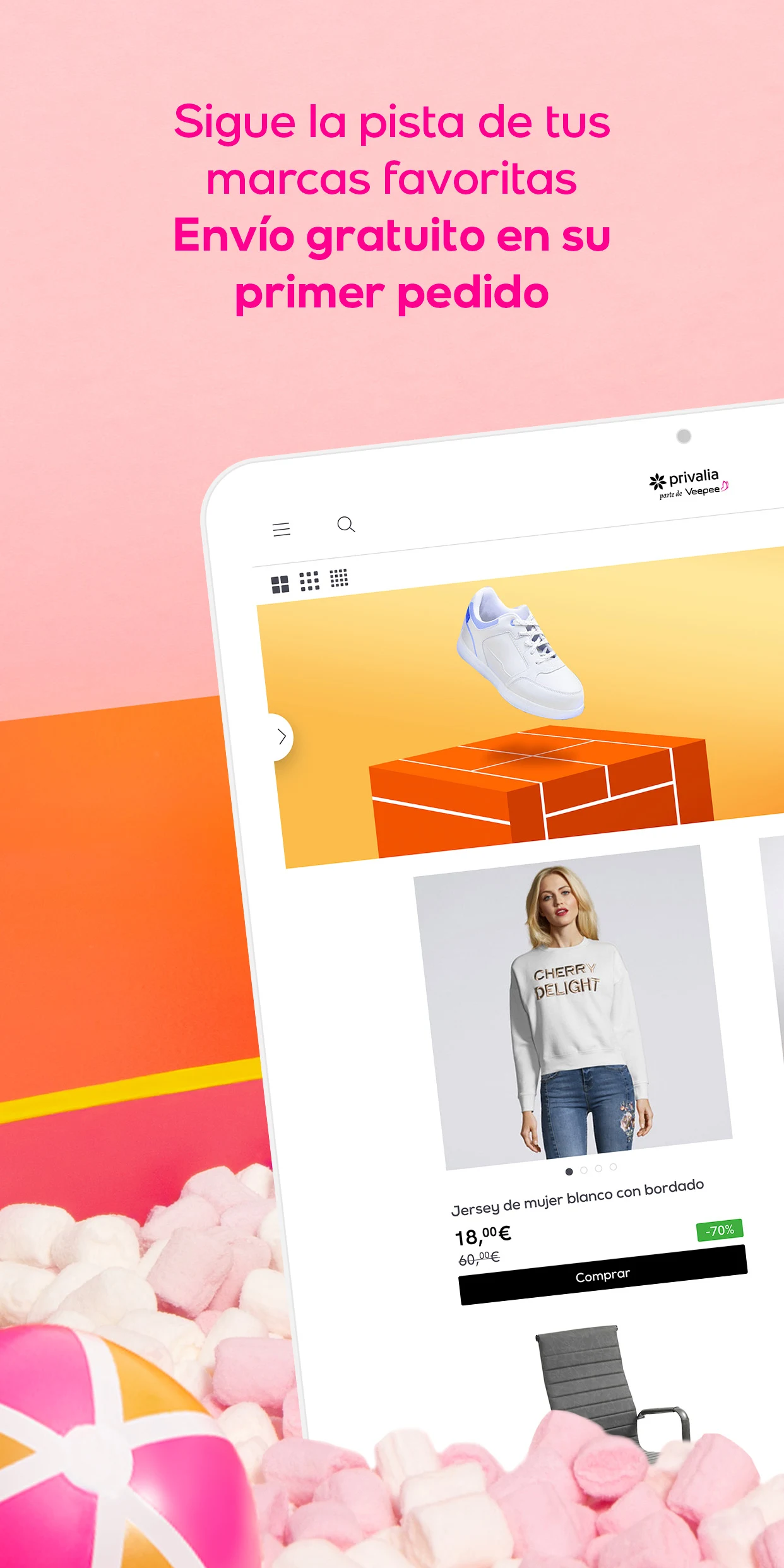 Privalia - outlet shopping screenshot