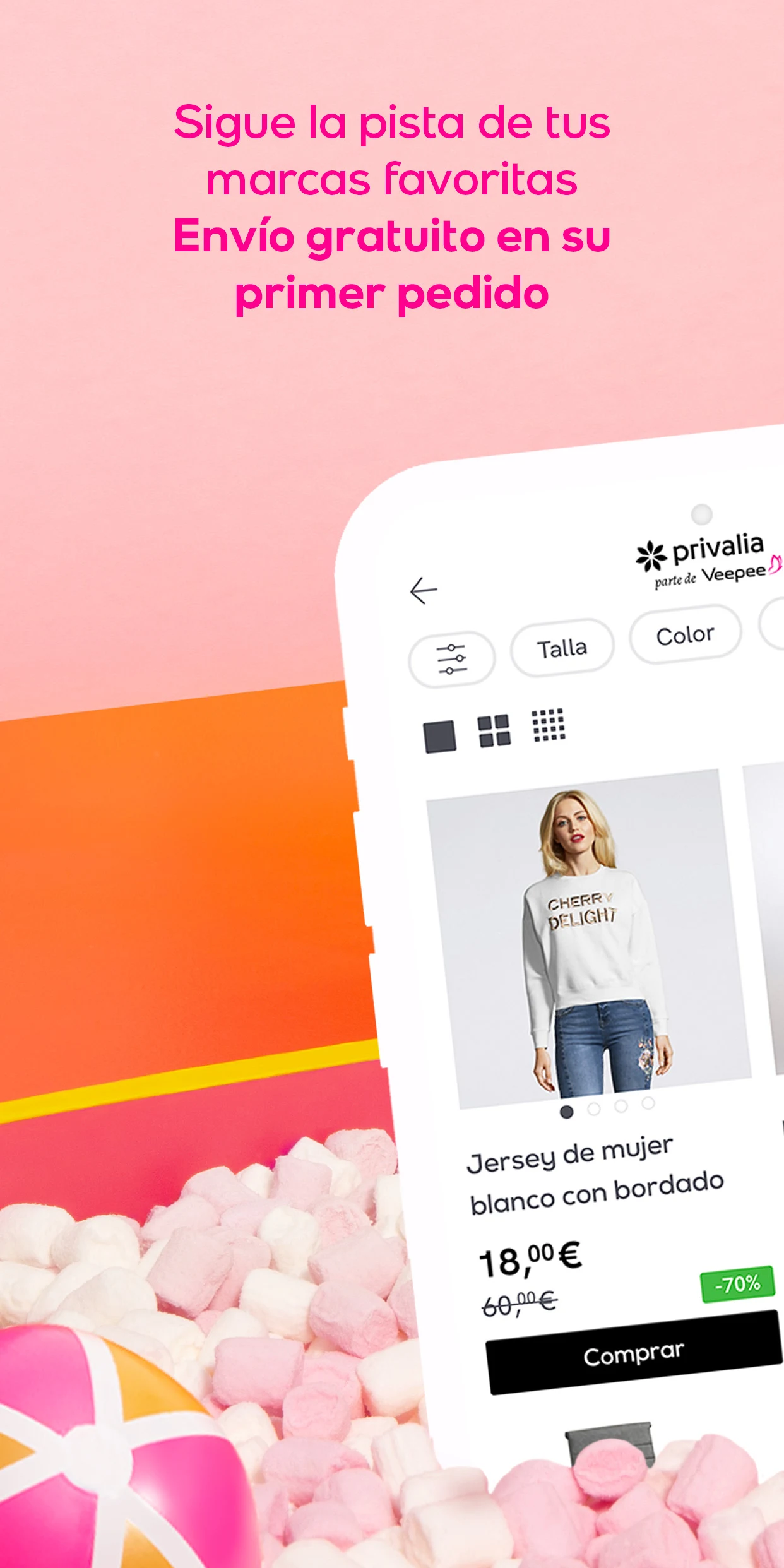 Privalia - outlet shopping screenshot