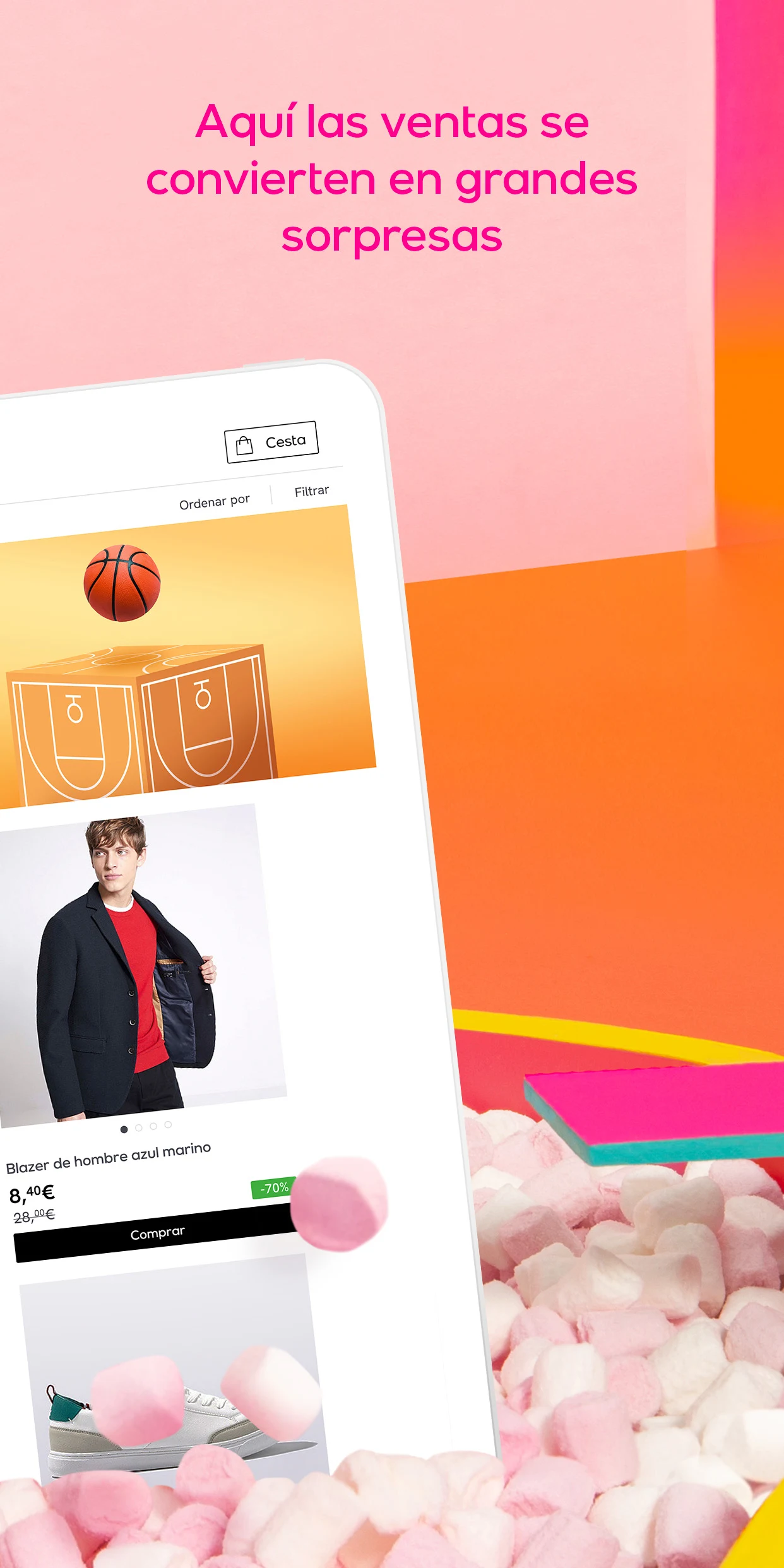 Privalia - outlet shopping screenshot